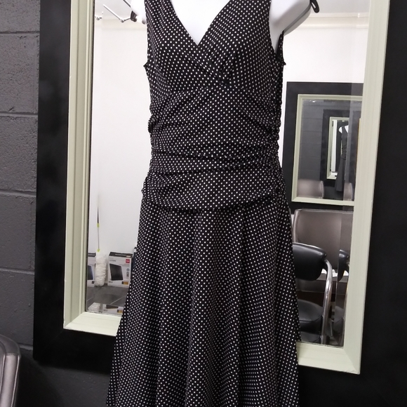 Rekucci Dresses & Skirts - Polka dot NWOT midi tank dress
